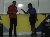 Presenters Jameela Ollievierre and Jason Burnett engaged in a skit.