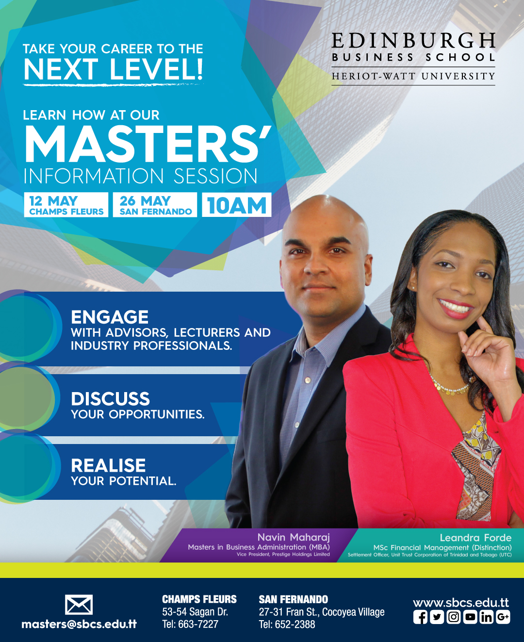 Masters’ Information Session • SBCS Global Learning Institute