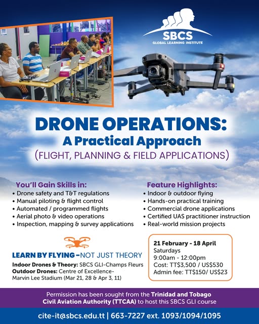 SBCS GLI Drone Operations banner