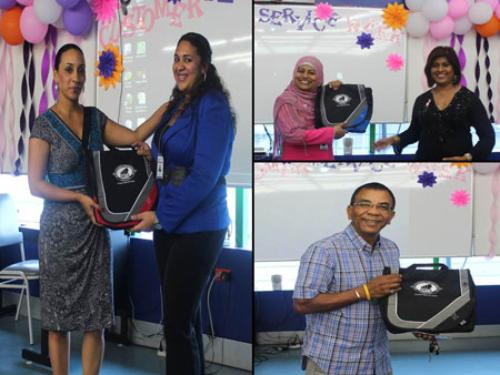 Thank you to our guest speakers Mrs. Pariag, Mrs. Mohammed and Mr. Gransaull.