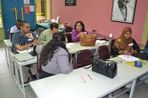 PGCHE participants in discussion