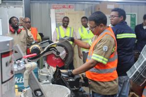 SBCS City & Guilds Electrical, Plumbing and AC Students Undertake Practical Construction Exercises