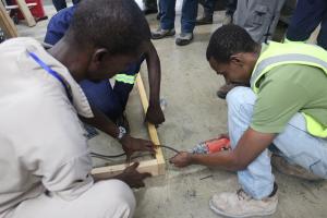 SBCS City & Guilds Electrical, Plumbing and AC Students Undertake Practical Construction Exercises