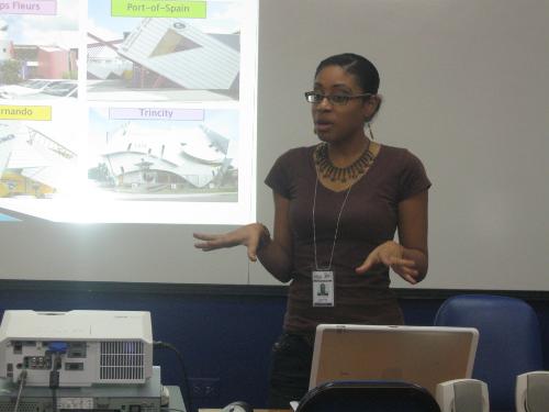 Student Services representative - Ms . Ricqcolia Phillip – informs the students of the Student Services department and educates them of its functions. 