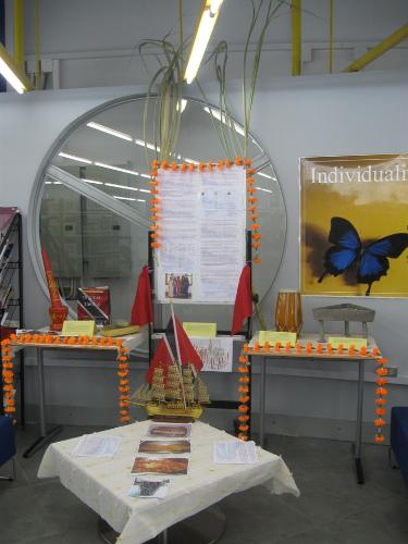 Indian Arrival Day Display