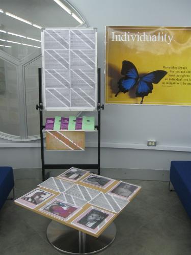 Champs Fleurs Library display